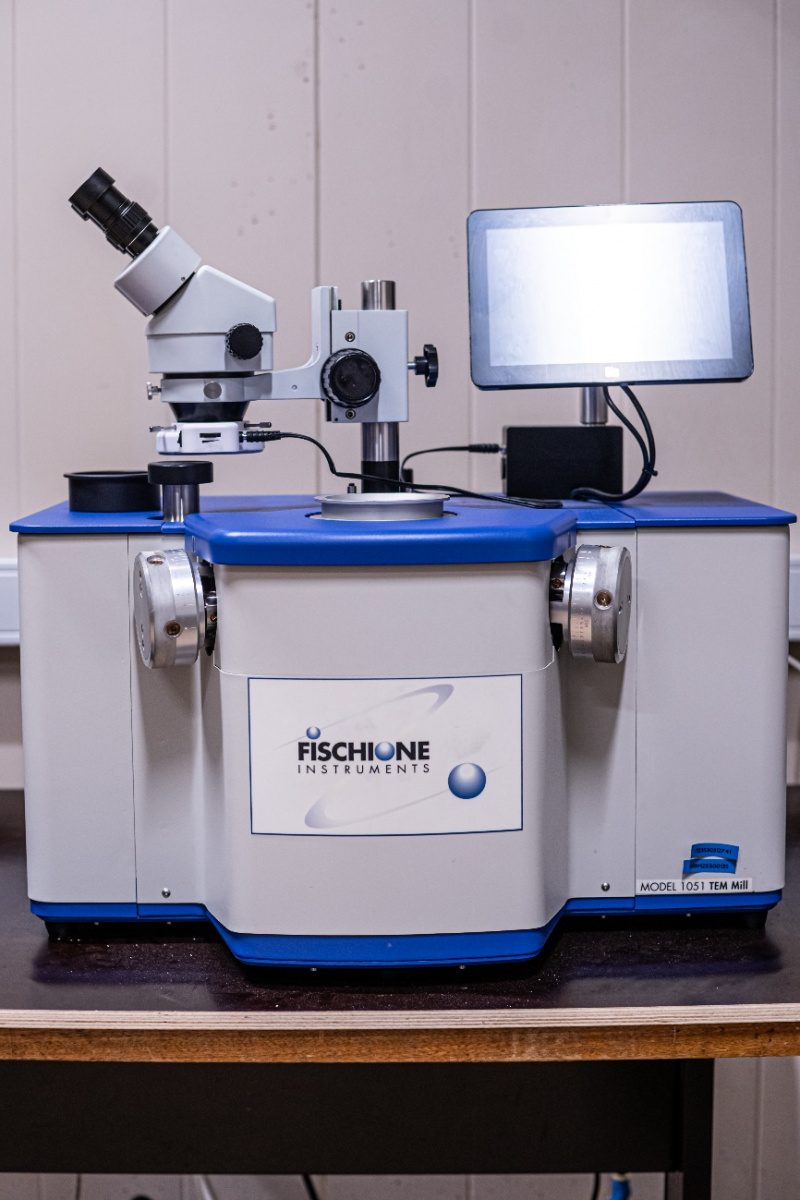 Комплект оборудования  подготовки образцов Fischione для исследования методами просвечивающей электронной микроскопии