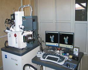 Нанолитография с помощью остро фокусированных ионных пучков на установке Neon-40