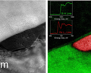Исследование состава образцов методом спектрометрии характеристических потерь электронов на микроскопе LIBRA 200 МС