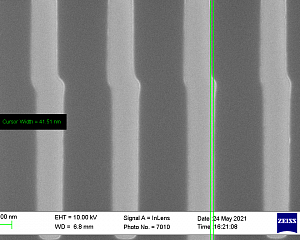 Электронная литография с использованием аппаратно-программного комплекса электронной литографии ELPHY PLUS