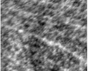 Рис. 1. АСМ изображение поверхности нитрида кремния