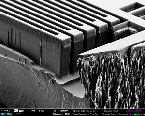 Травление структур в установке плазмохимического травления и осаждения с источником индуктивно-связанной плазмы PlasmaLab 80
