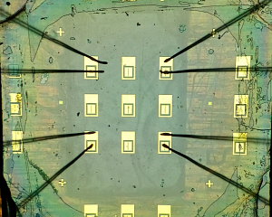 Фотография изготовленной структуры 